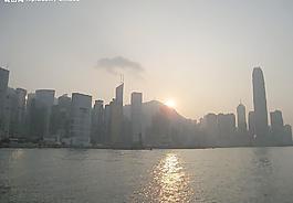 香港黄昏景色图图片