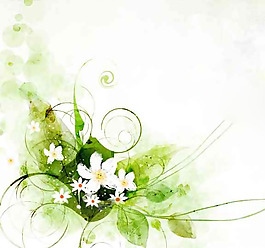 位图 植物图案 写意花卉 花朵 水仙花 免费素材