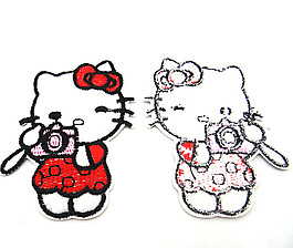 贴布 动物 hello kittey 猫 免费素材