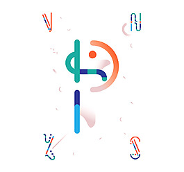 位图 纯文字 英文 文字设计 抽象 免费素材