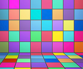 未来的室内背景