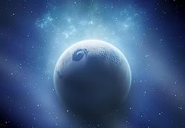梦幻星球星空背景图片