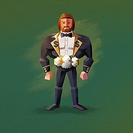 位图 手绘 可爱卡通 卡通人物 男人 免费素材