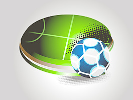 星罗棋布的背景与足球