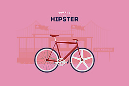 位图 交通工具 自行车 单车 建筑 免费素材