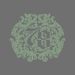 印花矢量图 花纹 植物花纹 文字 数字 免费素材