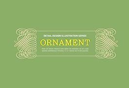 精品韩国矢量花纹边框16