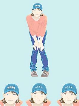 球员美女韩国AI矢量图243