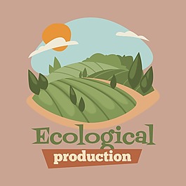 印花矢量图 生活元素 农场 植物 树 免费素材