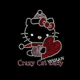 烫钻 动物 猫 hello kitty 免费素材