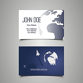 商业名片设计矢量素材下载