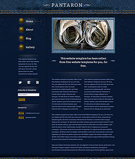 服装企业css模板