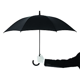 撑雨伞的手势
