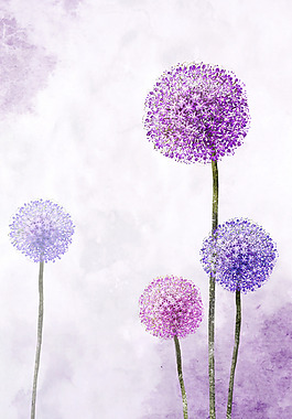 位图 PSD 植物 写意花卉 花朵 免费素材
