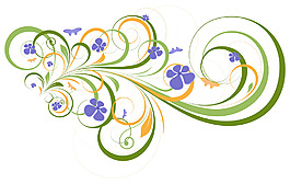 丰富多彩的节日花卉元素