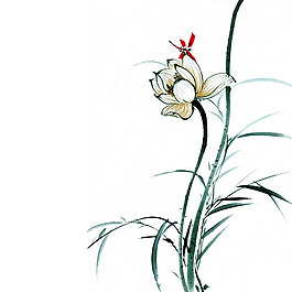 位图 植物 写意花卉 花朵 荷花 免费素材