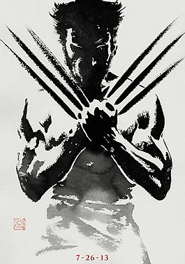 位图 主题 2013电影海报 The Wolverine 免费素材