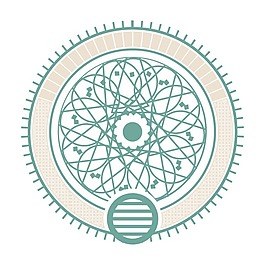 印花矢量图 T恤图案 几何 圆形 网状 免费素材