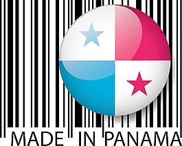 巴拿马条码矢量图解
