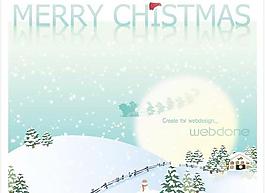 韩国Merry Chistmas系列素材矢量图01