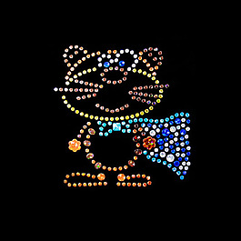 烫钻 可爱卡通 卡通动物 虎 免费素材