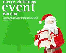 韩国圣诞老人矢量图