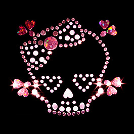 烫钻 人物 骷髅 鲤鱼 生活元素 免费素材