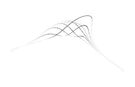 星罗棋布的波线