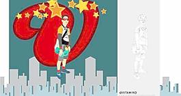 韩国前卫男孩矢量图144