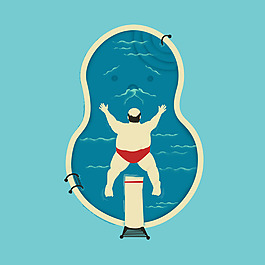 位图 插画 时尚插画 插画师 Jay 免费素材
