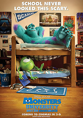 位图 主题 2013电影海报 Monsters University 免费素材