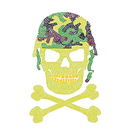 烫钻 人物 骷髅 灵异 士兵 免费素材