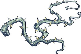 skackled矢量元素
