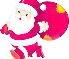 韩国矢量圣诞老人图库002