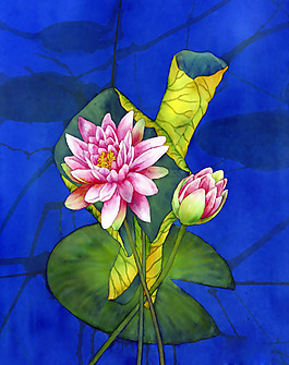 位图 植物 写意花卉 花朵 荷花 免费素材