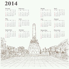 若泽黎萨尔2014日历