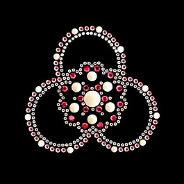 烫钻 饰品 首饰 抽象花纹 免费素材