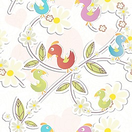 卡通元素花纹矢量元素