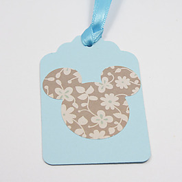 吊牌 卡通 米奇头 花纹 植物花纹 免费素材