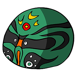 愤怒表情周秦脸谱