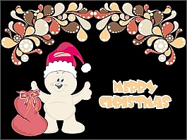 摘要背景图案的圣诞节