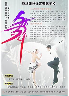 舞林 舞蹈学校 单页图片
