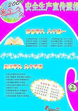 安全生产壁报