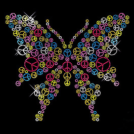 烫钻 动物 昆虫 蝴蝶 反战标志 免费素材