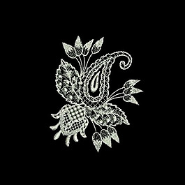 绣花 蕾丝 佩斯利 免费素材