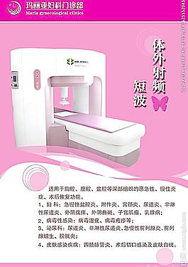 医院仪器宣传板