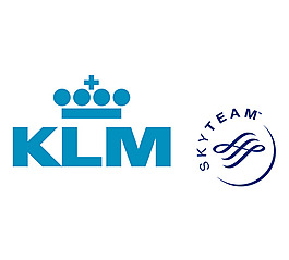 KLM logo设计欣赏 KLM民航业标志下载标志设计欣赏