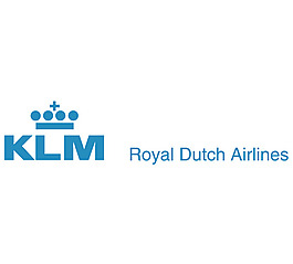 KLM(4) logo设计欣赏 KLM(4)民航业标志下载标志设计欣赏
