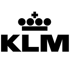 KLM(3) logo设计欣赏 KLM(3)民航业标志下载标志设计欣赏