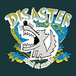 印花矢量图 T恤图案 图文结合 动物 狼狗 免费素材